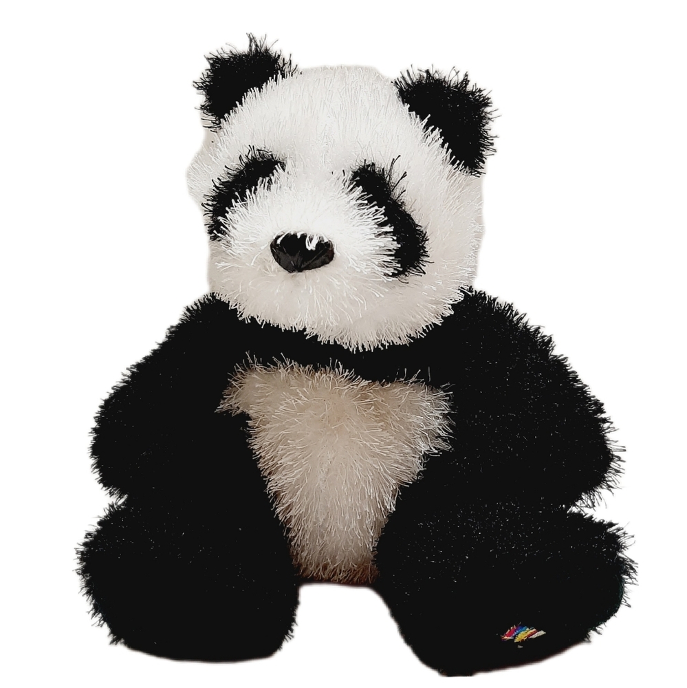 🍒4 for $20🍒 GANZ Webkinz Panda Teddy Bear Plush Soft Kids Toy